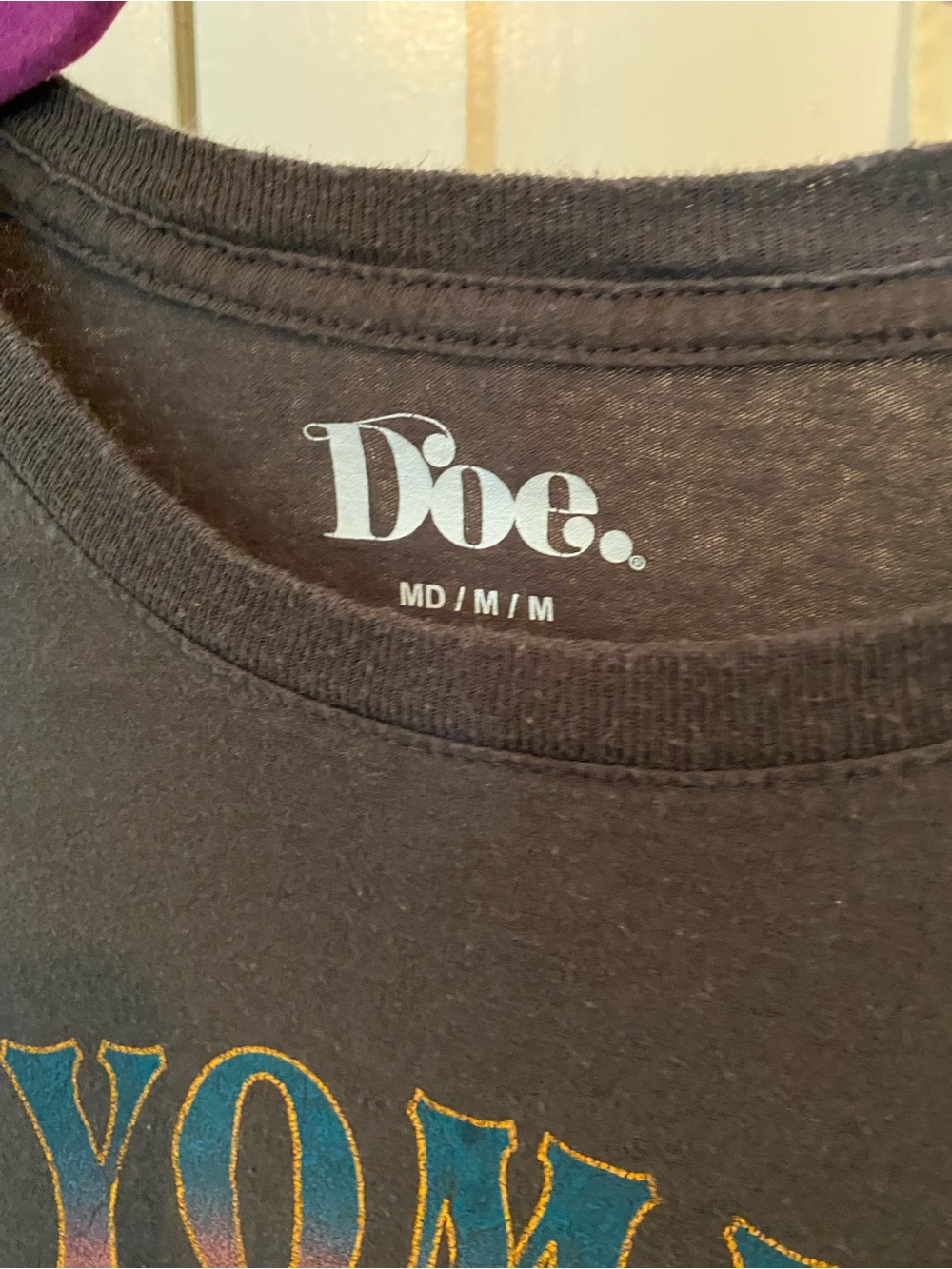 Women’s Wyoming Graphic Tee in Charcoal - Picture 3 of 3